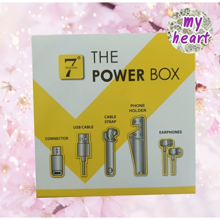 7 DEGREES THE POWER BOX (ชุดอุปกรณ์เสริมสำหรับมือถือ)