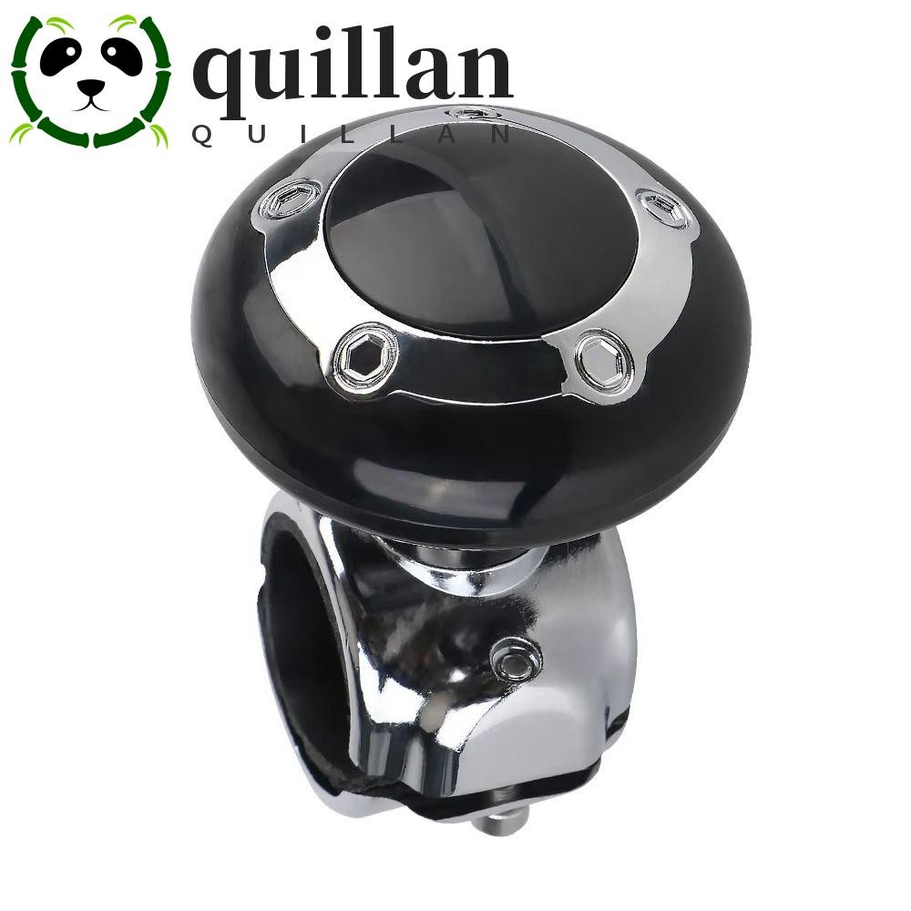 QUILLAN พวงมาลัย Spinner Knob, ABS หมุนพวงมาลัย Ball Handle,ปฏิบัติสีดํารถเปลี่ยนอะแดปเตอร์รถอุปกรณ์เสริมรถยนต์