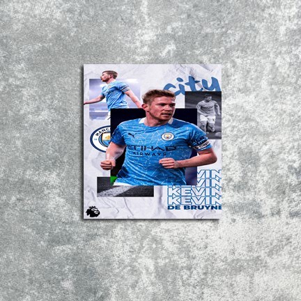 โปสเตอร์ DL25 Kevin De Bruyne