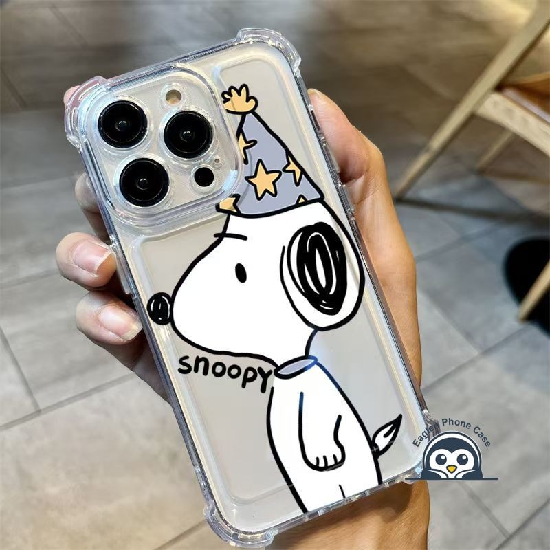น่ารักสีขาว Snoopy สุนัขเคสโทรศัพท์สําหรับ Xiaomi Poco X7 X6 Neo X5 X4 X3 NFC F7 Ultra F6 F5 F4 GT F3 M7 M6 M5 M5s M4 M3 Pro 5G 4G ปกหลังการ์ตูนนุ่ม - รูปที่ 3