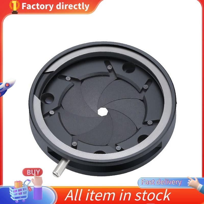 1.5-18.7 มม. รูรับแสงด้วยตนเองปรับ Mechanical Iris ไดอะแฟรม Iris ไดอะแฟรมสําหรับกล้องจุลทรรศน์กล้องด