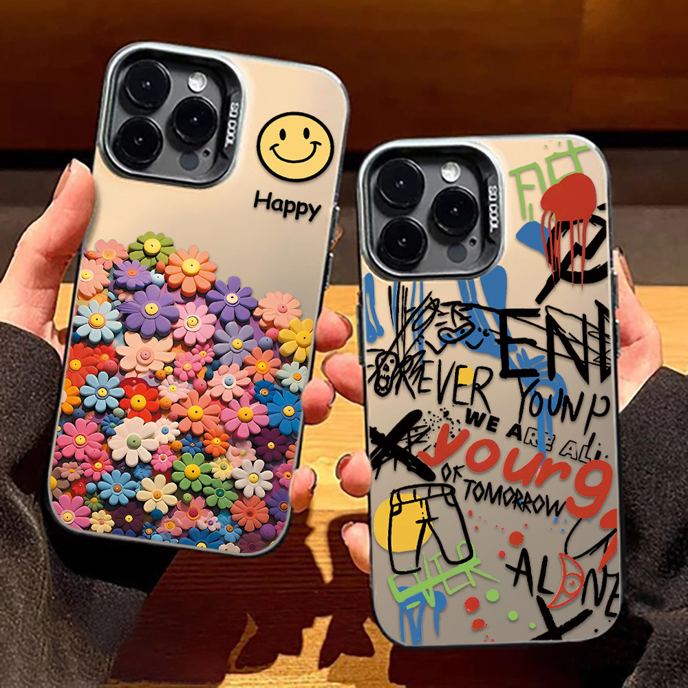 IMD เคส OPPO A5 Pro A18 A15 A57 A3X A16 A17 A60 A79 A78 A54 A5s A58 A53 A12 A38 A77 5G เคสกันกระแทกฝาหลังชุบเงินหรูหรา
