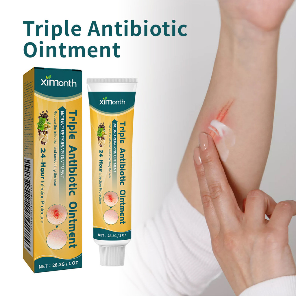 Triple Antibiotic Ointment ป้องกันการติดเชื้อสําหรับ Minor Wound Healing