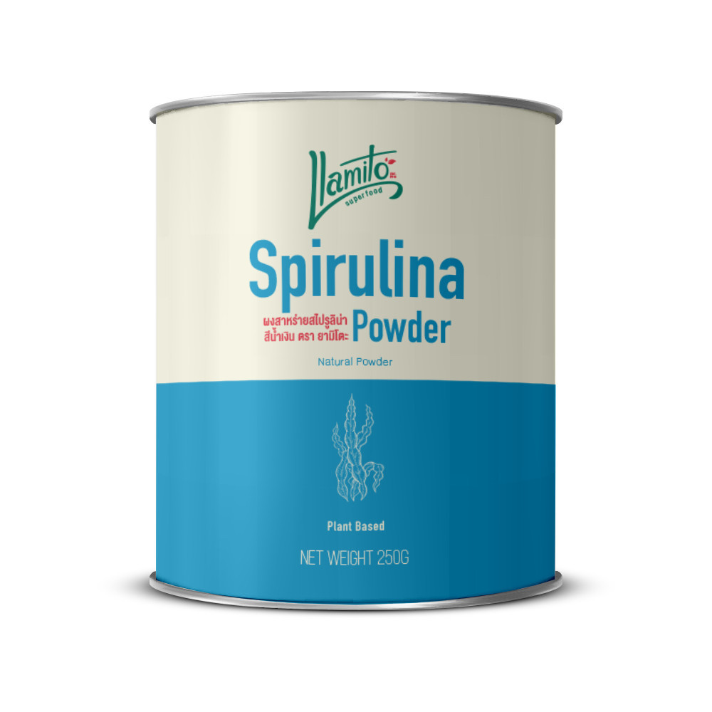 Llamito Blue Spirulina Powder (250g.) ผงสาหร่ายสไปรูลิน่า สีน้ำเงิน ยามิโตะ