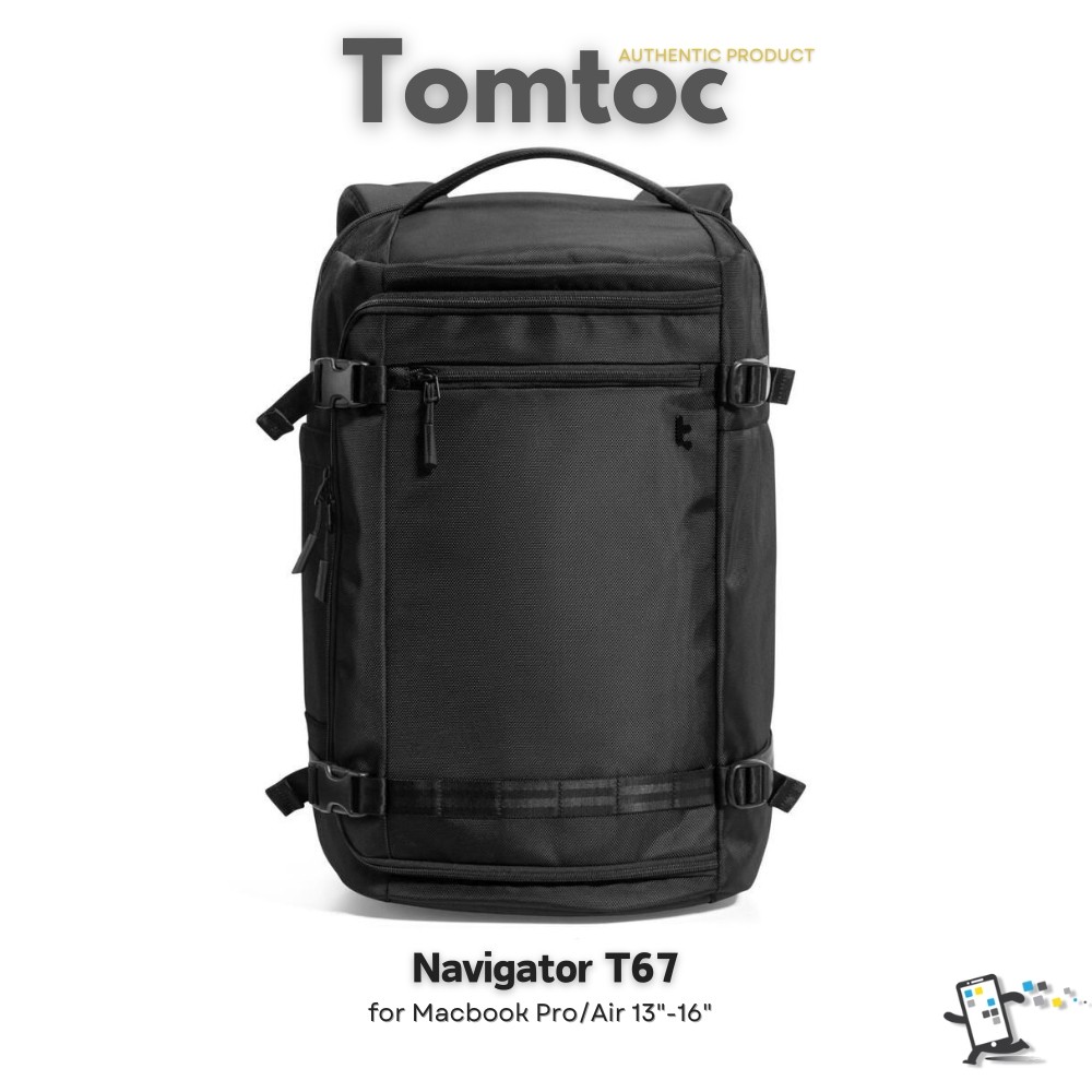 Tomtoc Navigator-T67 Travel Laptop Backpack 38 Liter กระเป๋าสำหรับ Macbook Pro M2, M1 14-16" และ Lap