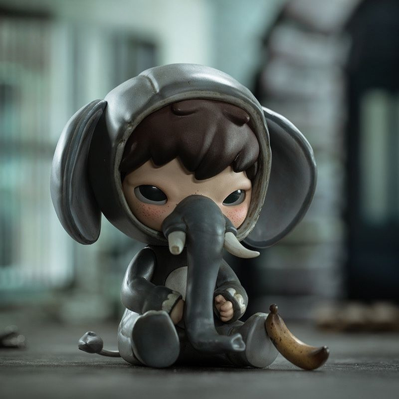 popmart  HIRONO HIRONO  Forgive City Series Ono V3 ของขวัญกล่องรูปของขวัญวันเกิด