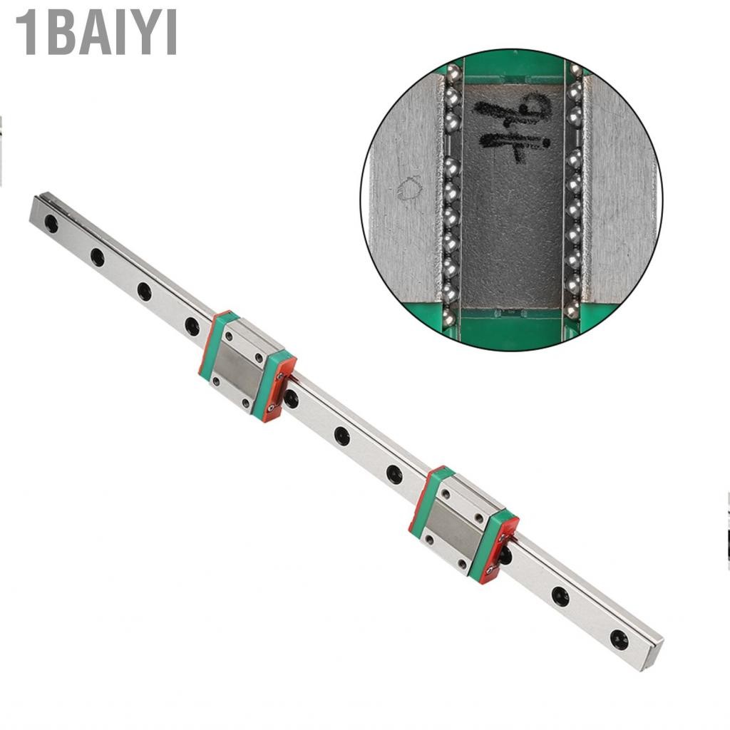 1baiyi MGN12 300mm Mini Linear Rail Guide พร้อม 2PCS MGN12B บล็อกสไลด์สำหรับเครื่องพิมพ์ 3D และเครื่