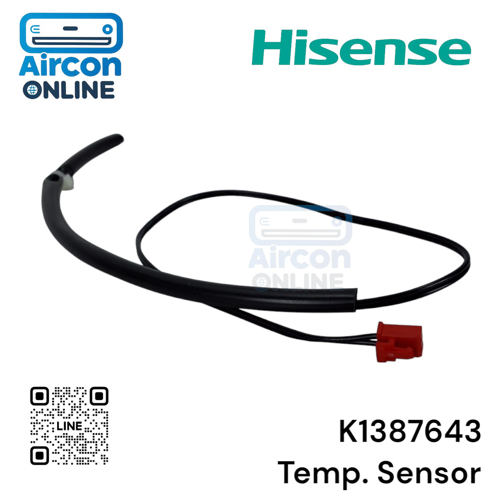สายเซนเซอร์ อุณหภูมิ แอร์ Hisense รหัส K1387643 ของแท้ ใหม่ มือ 1