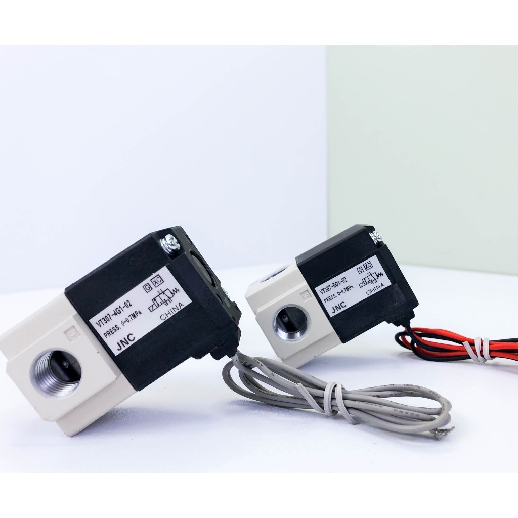 โซลินอยด์วาล์ว VT307-4G1 AC220V/ VT307-5G1 DC24V - โซลินอยด์วาล์วนิวเมติก VT307 - โซลินอยด์วาล์ว DC2