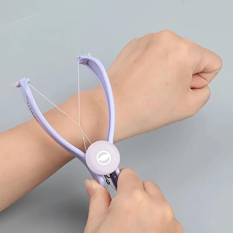 Mini Facial Hair Removal เครื่องกําจัดขนผู้หญิงผม Remover ฤดูใบไม้ผลิ Threading Face Defeatherer สําหรับแก้มคิ้ว DIY แต่งหน้าเครื่องมือความงาม