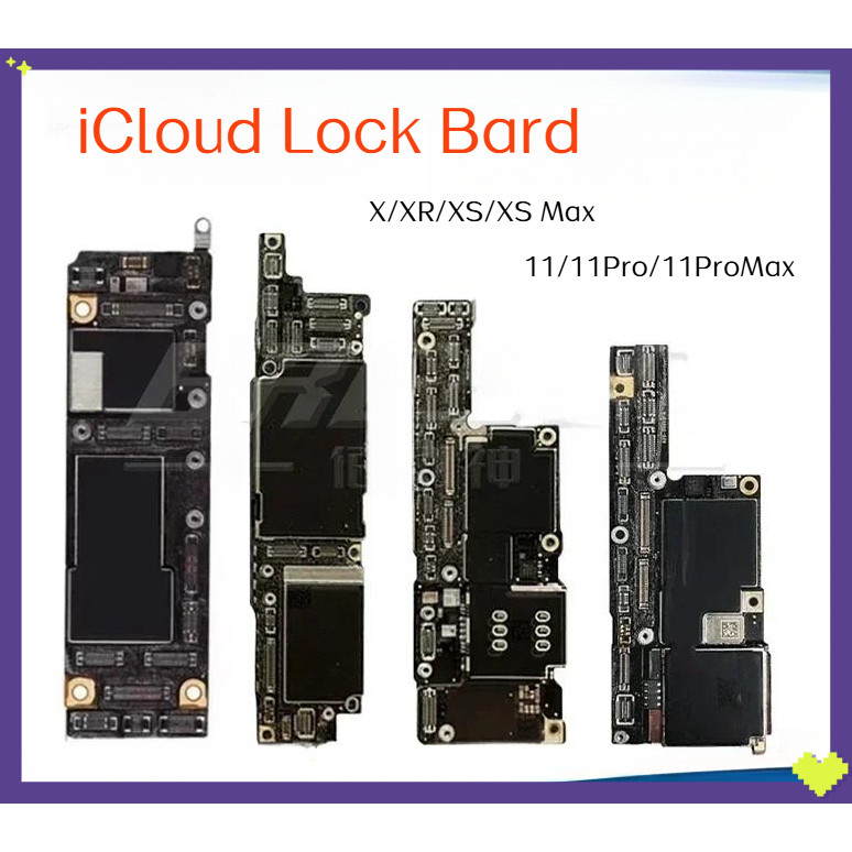 ทดสอบเมนบอร์ดที่มีการล็อค iCloud บนหน้าจอสำหรับ x xs xsmax XR 11 pro Max ฝึกเปลี่ยนเมนบอร์ดและเติมเต็มพลัง