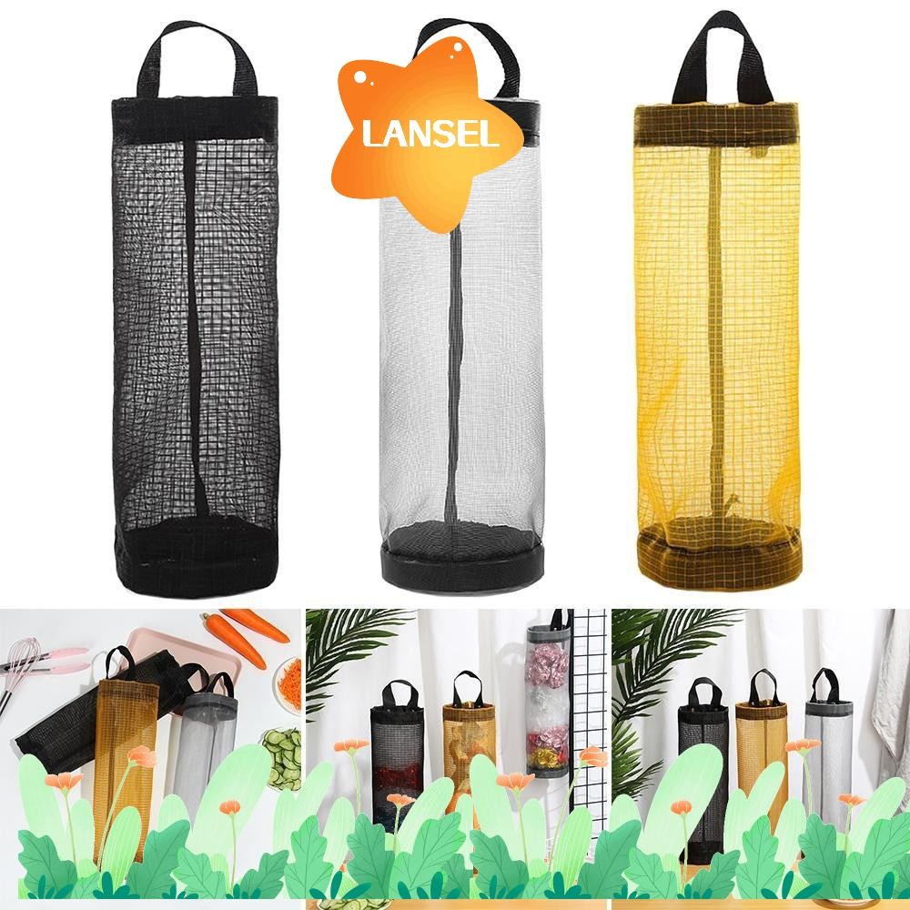 แลนเซล ถุงเก็บของกระจุกกระจิก,อุปกรณ์องค์กรติดผนังถุงขยะตู้,สร้างสรรค์ถังขยะแขวนการจัดเก็บผักผู้ถือตกแต่งบ้าน