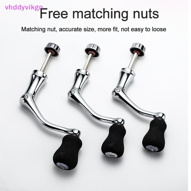 VHDD Reel Handle โลหะตกปลา Reel Crank Handle หมุนได้ Grip TH