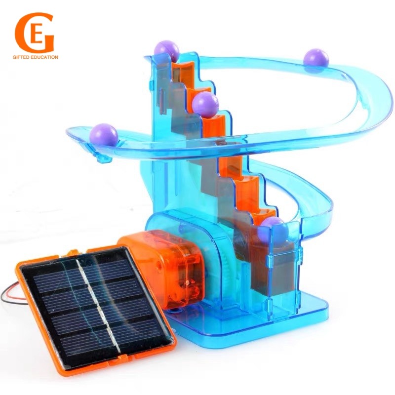 ของขวัญ EDUCATION Solar Roller Coaster Marble Run Track Ball IQ STEM ของเล่นเพื่อการศึกษาวิทยาศาสตร์การทดลองทางวิทยาศาสตร์เกม