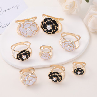 คลิปหนีบผ้าพันคอดอกเคมีเลียมุก1ชิ้น-การออกแบบสไตล์มินิมอลระด…