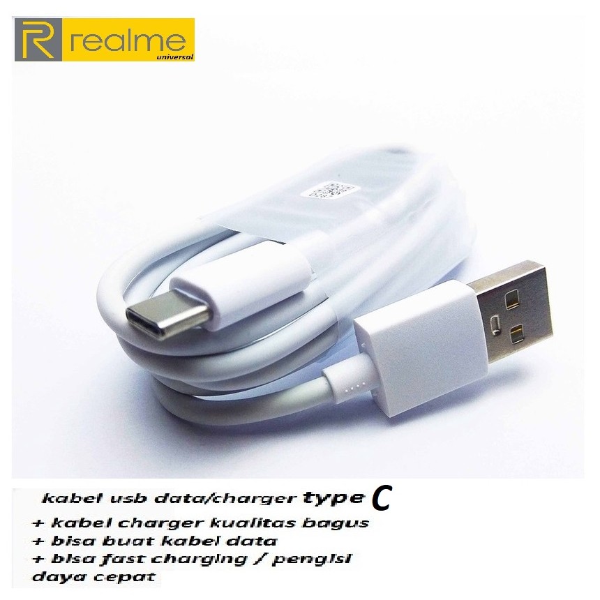 (สีขาว) สายชาร์จ Usb type C realme Q5 (RMX3478) - realme Q5i (RMX3574) - realme Q5 Pro (RMX3372)