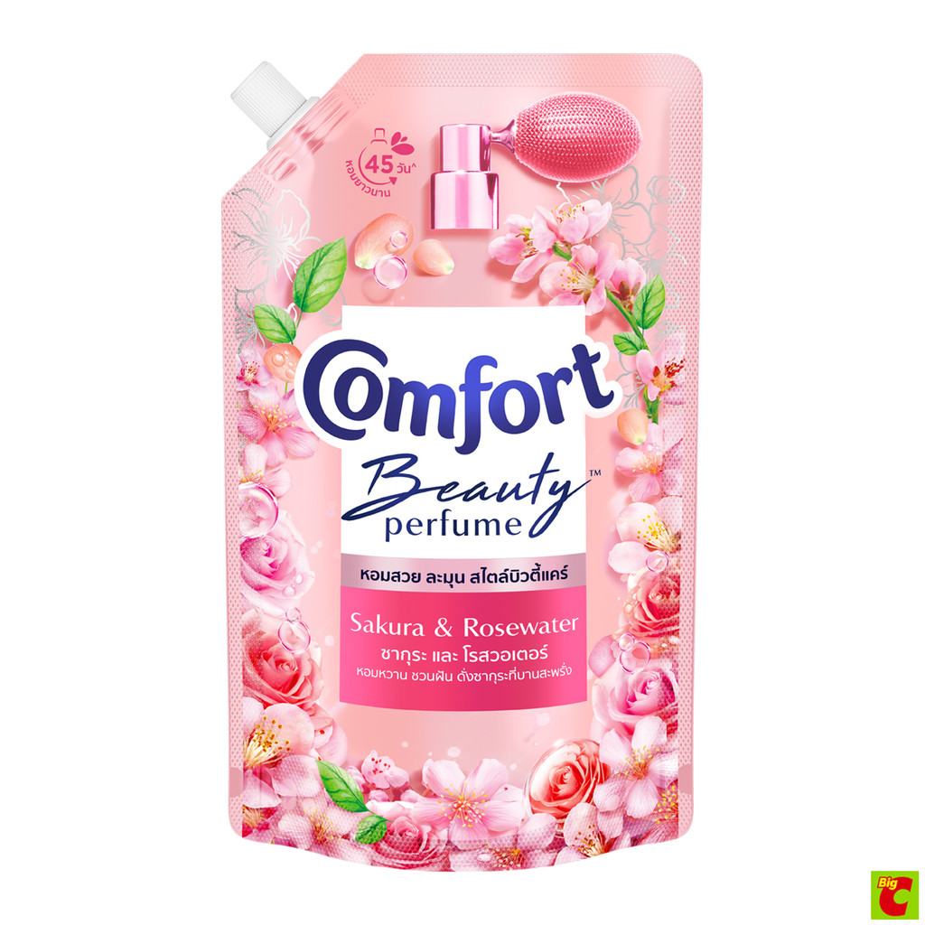 คอมฟอร์ท บิวตี้ เพอร์ฟูม ผลิตภัณฑ์ปรับผ้านุ่ม กลิ่นซากุระและโรสวอเตอร์ 470 มล.