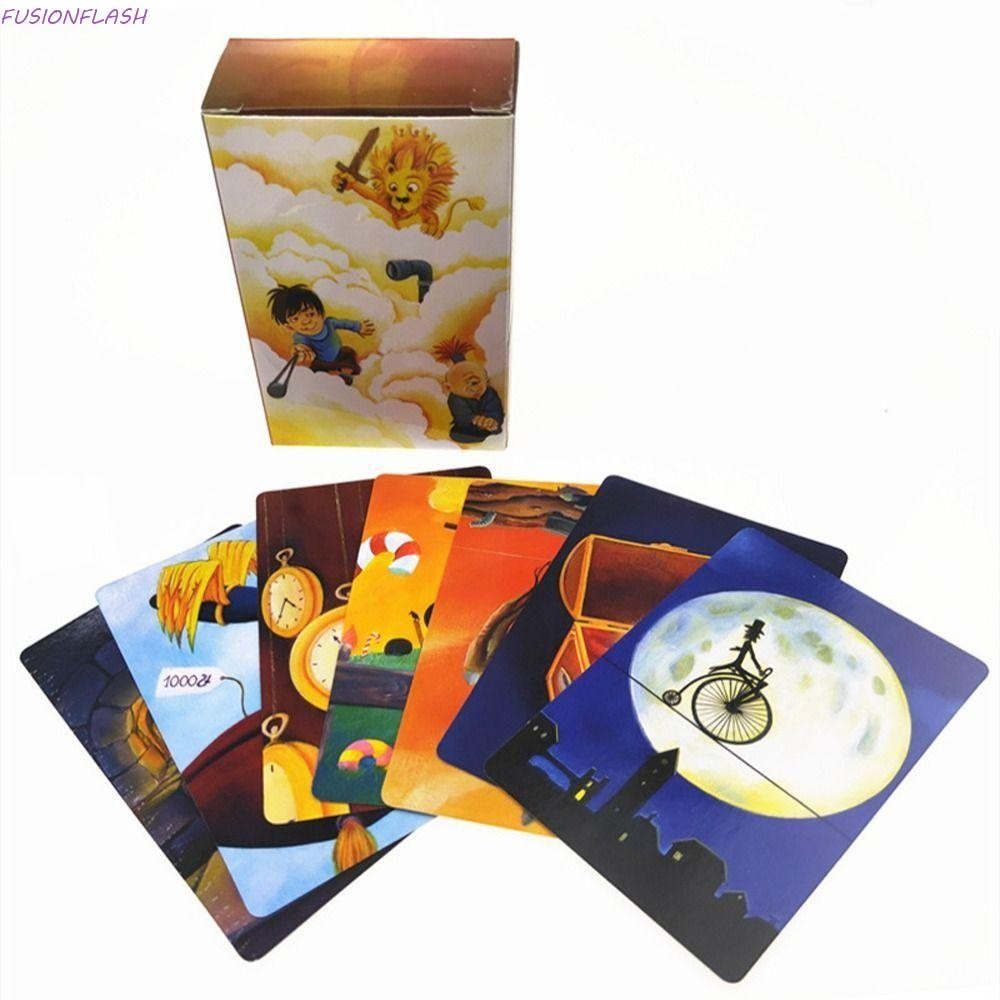 FUSIONFLASH DIXIT การ์ดขยายคุณภาพสูงของเล่นการศึกษา Deck Odyssey Quest ความทรงจําการจองการ์ดครอบครัว