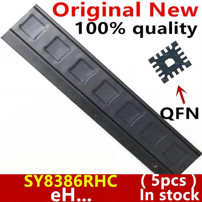 (5 ชิ้น) 100% ใหม่ SY8386RHC SY8386 (eHAIZ eHBJF eHBAK eH...)  ชิปเซ็ต QFN-16