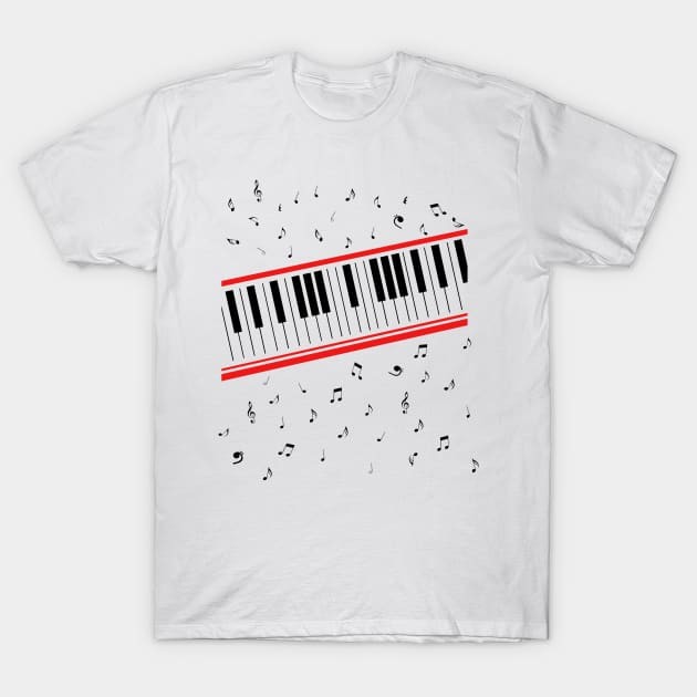เสื้อยืด Vintage Michael 80s Beat It Piano // Keyboard Design T-Shirt แท้ Cotton 100% สินค้ามาใหม่