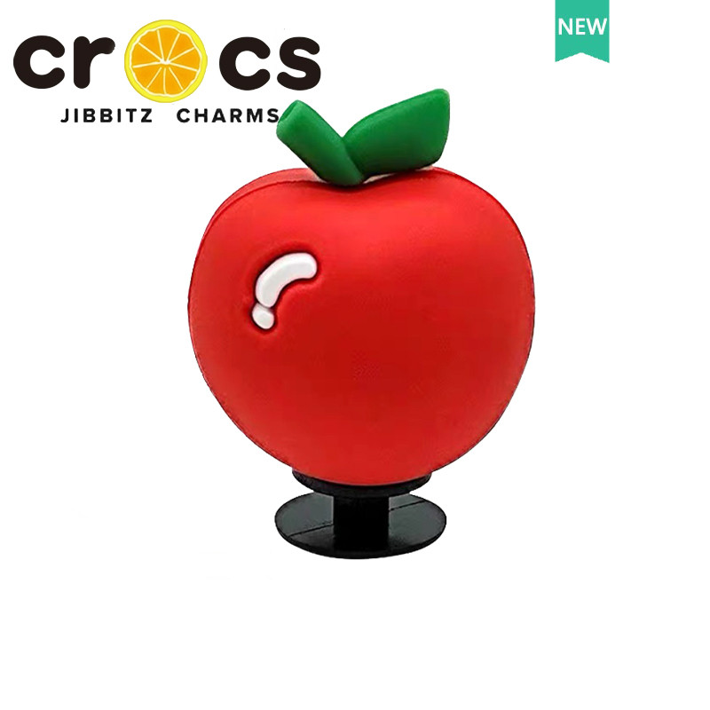 JIBBITZ cross charms ตัวติดรองเท้า แครอท/สตรอเบอร์รี่3D ตัวติดรองเท้า cross