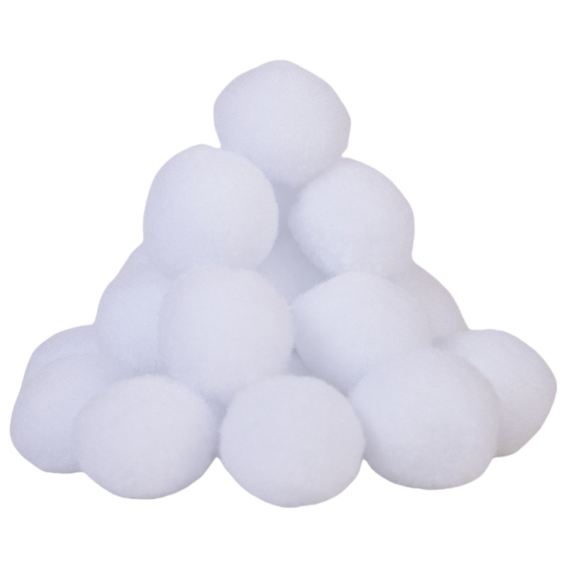 EV สโนว์บอลเหมือนจริง 100 ชิ้นสําหรับตกแต่งเกมขว้างในร่มและฤดูหนาว