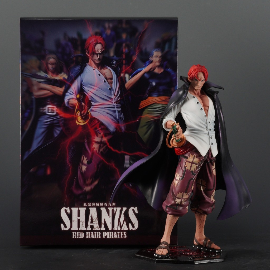 25 ซม.อะนิเมะ One Piece Shanks PVC Action Figure