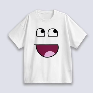 ใหม่ Unisex เสื้อยืด พิมพ์ลาย Roblox Man Face Game สําหรับผู้ชาย T-shirt เป็นกลางCOD เสื้อยืดแขนสั้นลายดอกไม้