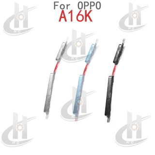 สําหรับ OPPO A16K A16E ปุ่มด้านข้างปรับระดับเสียงปุ่ม Flex Cable Keys ปุ่มปิดระดับเสียงขึ้นและลงด้านข้างอะไหล่ทดแทน