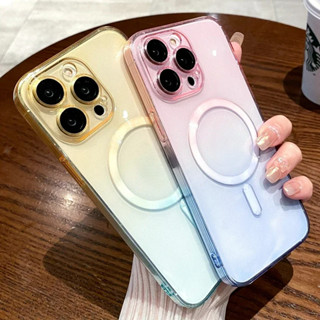 หรูหราไล่โทนสีรูปแบบกรณีชาร์จไร้สายสําหรับ ไอโฟน 11 12 13 14…