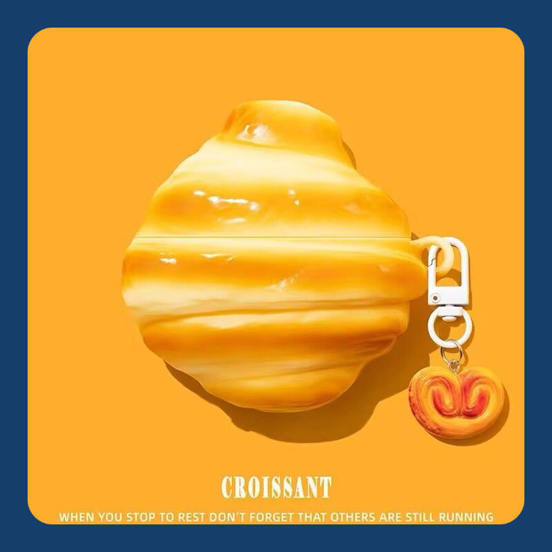 Creative Croissant รูปแบบสําหรับ Anker Soundcore K20i หูฟังไร้สายบลูทูธหูฟังกรณี Soundcore K20i กรณี