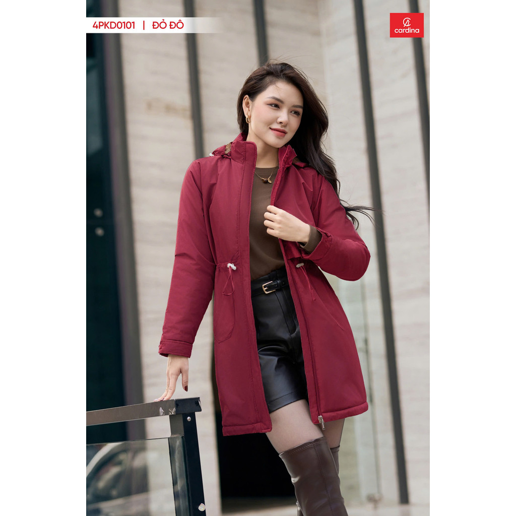 เสื้อคลุมสตรี CARDINA ซับขนแกะคุณภาพสูงกันลมความเชื่อความร้อนที่ให้ความอบอุ่นเป็นพิเศษ 4PKD01