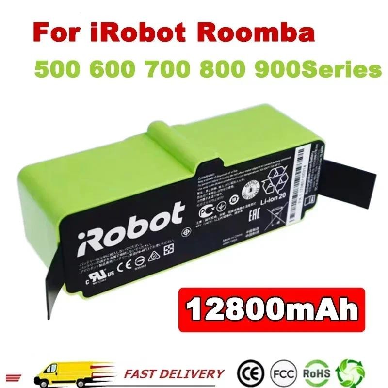 แบตเตอรี่สำรอง 12800mAh สำหรับ iRobot ใช้งานร่วมกับ Roomba 600 700 800 900 Series 960 895 890 860 69