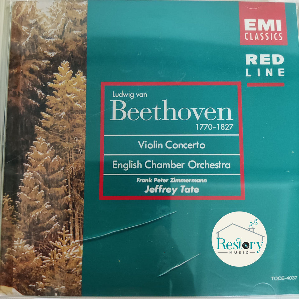 ซีดี Ludwig van Beethoven - Violin Concerto (CD) (VG+)