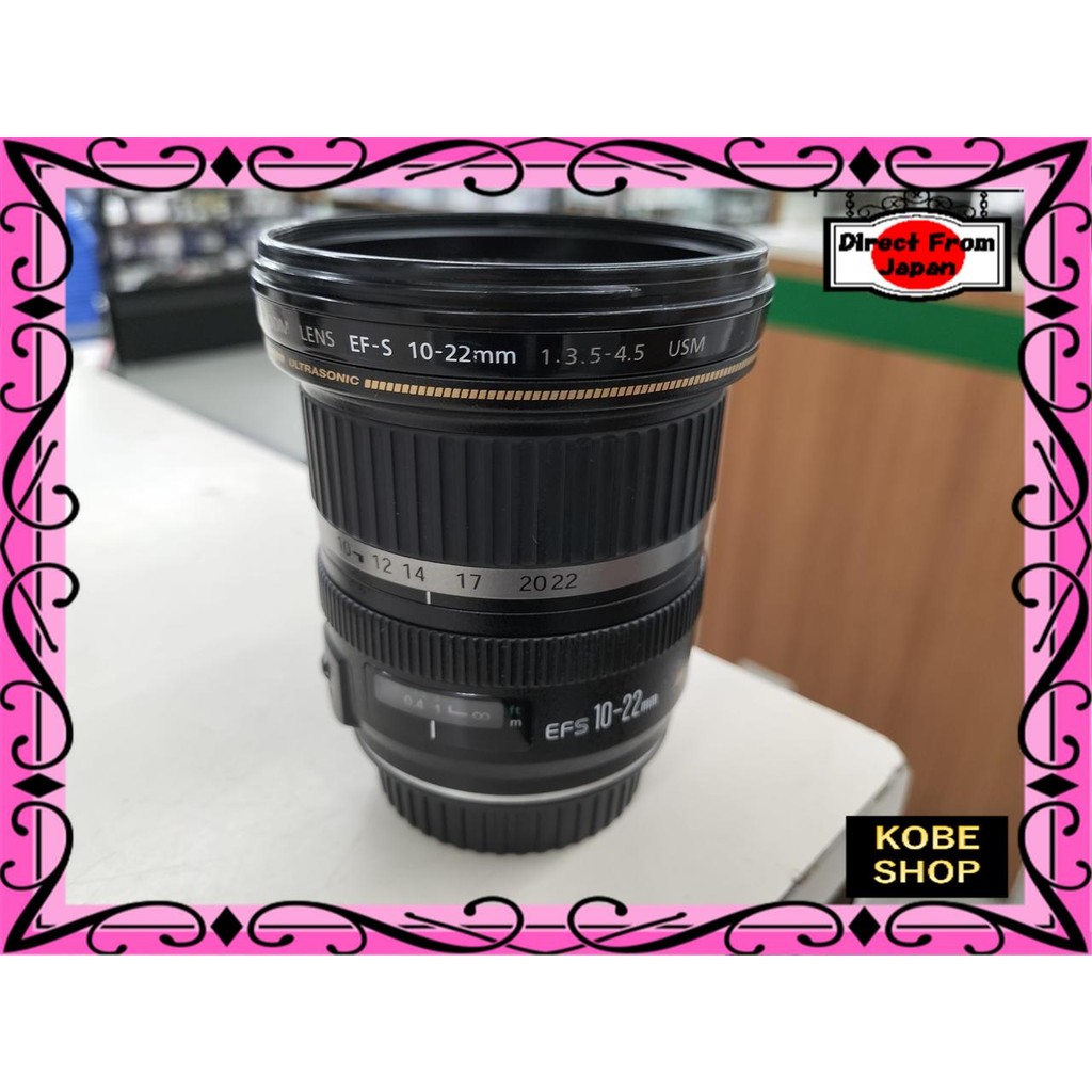 【ส่งตรงจากญี่ปุ่น】 CANON EFS10-22MM 1:3.5-4.5 เลนส์ซูมมุมกว้าง 【สินค้ามือสอง】