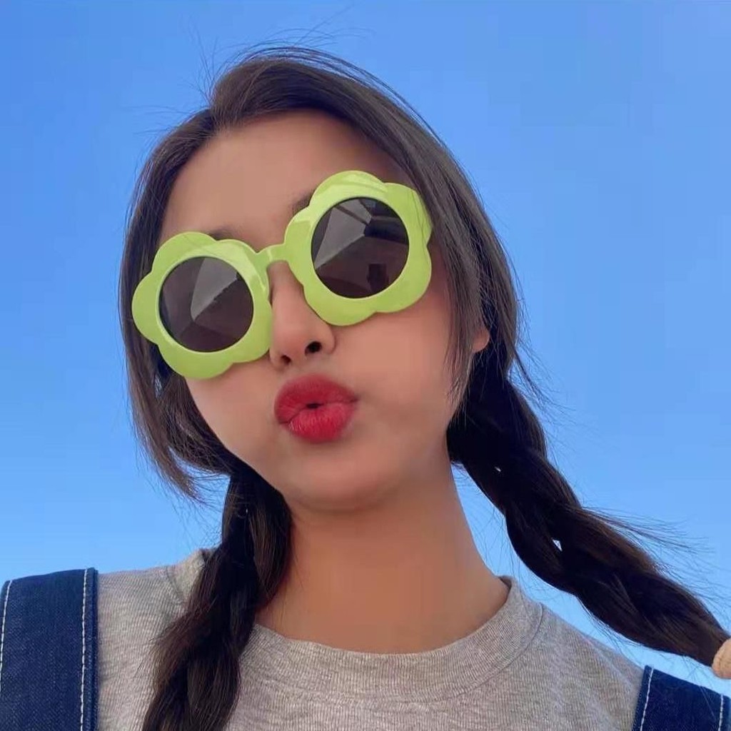 วันเกิดพรรคตกแต่งแว่นตาผู้หญิงผู้ชายดอกไม้แว่นกันแดด - รูปที่ 5