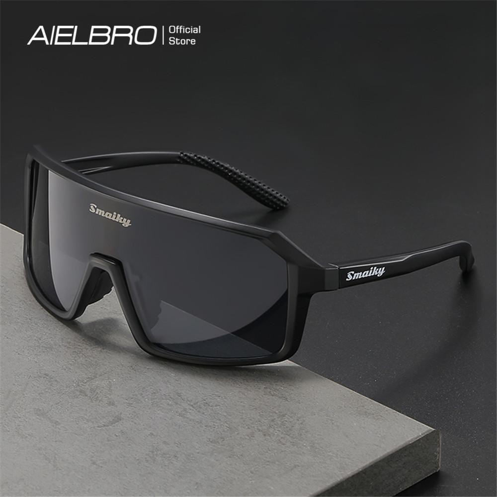 Aielbro UV400 ขี่จักรยาน Shades สําหรับจักรยานแว่นตากันแดดแว่นตาสําหรับรถจักรยานยนต์ Shade Outdoors แว่นตา UV400