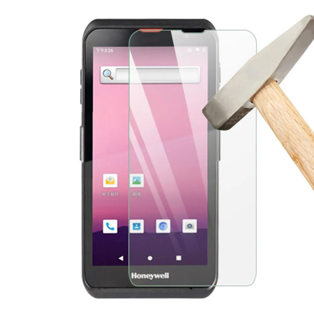9h ความแข็ง Scratch-Proof Premium กระจกนิรภัยป้องกันหน้าจอฟิล์มสําหรับ Honeywell EDA57 EDA52 EDA56 EDA5S EDA50