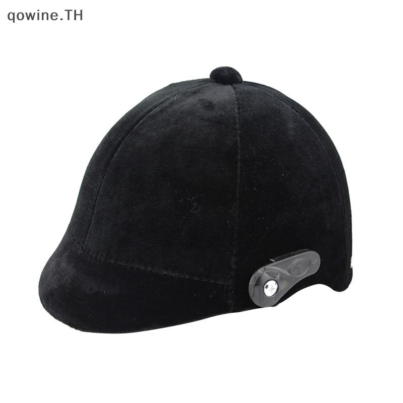 หมวกกันน็อคขี่ม้าแบบปรับได้ Casco Capacete สีดํา TH