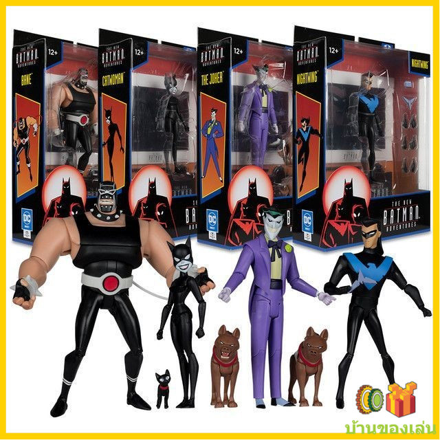 คุณภาพดีในสต็อก [ของแท้] McFarlane Animation Adventure คลื่นลูกที่สองของปีกกลางคืน Bain Catwoman Hou