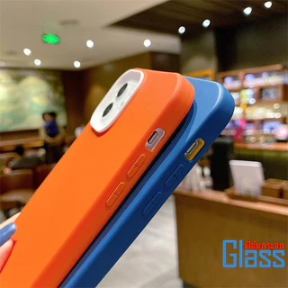 3 in 1 เคสไอโฟน for iPhone 13 11 15 14 12 16 Pro Max เคสไอโฟน 15 Plus XR XS Max 7 8 Plus SE X เคสป้องกันการตกแบบนิ่ม