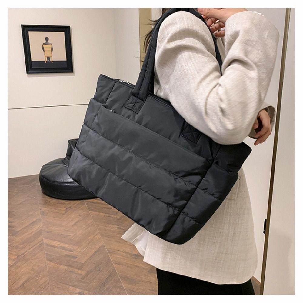 Kuaizii กระเป๋าถือผู้หญิง,ขนาดใหญ่ความจุหลายกระเป๋า Tote Bag,อเนกประสงค์ Casual Mom Bag สําหรับการเดินทางทํางาน Beach Gym Store