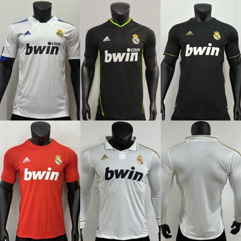 2010/11/12 Real Madrid Home Away Jersey เสื้อฟุตบอลเวอร์ชันย้อนยุค