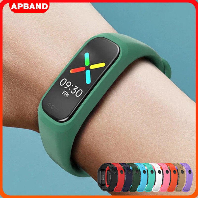 สายรัดกรณีซิลิโคน for OPPO Band แทนสายพานยางกีฬาอ่อนสายรัดข้อมือกันน้ำสายรัดข้อมืออุปกรณ์เสริม