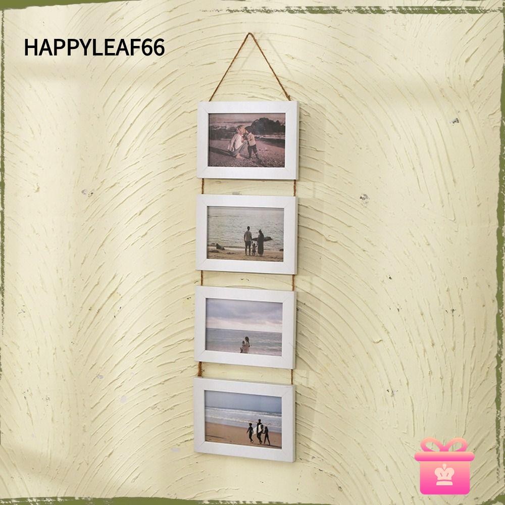 มีความสุข66กรอบรูปติดผนัง,ตกแต่ง6นิ้วกรอบรูปแขวนผนัง,กรอบภาพวาดลายไม้ บ้าน