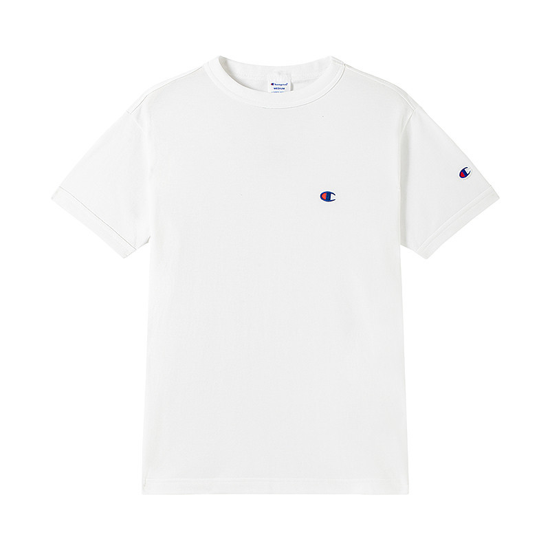 Champion Short Sleeved T-shirt Mens Classic Couple Style Pure Cotton Top Trend