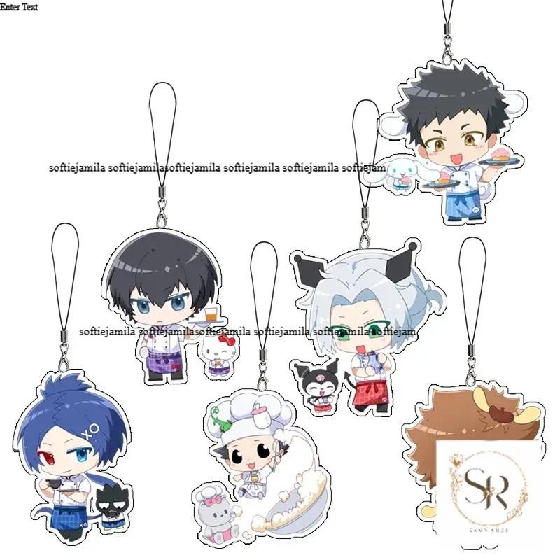 สายโทรศัพท์มือถือ Katekyo Hitman Reborn จี้อะคริลิค hariari kyoya rokudou muuro