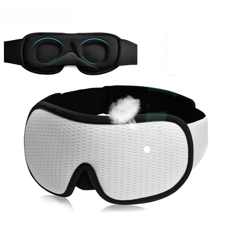 3D Sleeping Mask Blocking Light Soft Filling Sleeping Mask Eye Mask Eye Mask Blind Sleeping Auxiliar