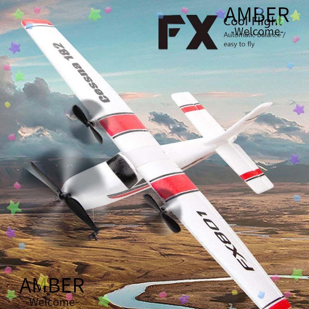 AMBER สําหรับ Cessna 182 FX801 เครื่องบินของเล่นเด็กของขวัญ 2CH ปีกคงที่ EPP โฟม RC เครื่องร่อน