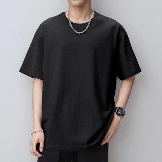 เสื้อยืดแขนสั้นผู้ชาย เสื้อยืดคอกลมสีพื้น คุณภาพดี​ ไม่ย้วย ไม่หด ไม่ต้องรีด ผ้านุ่มใส่สบาย ใส่ได้ทั้งชายและหญิง